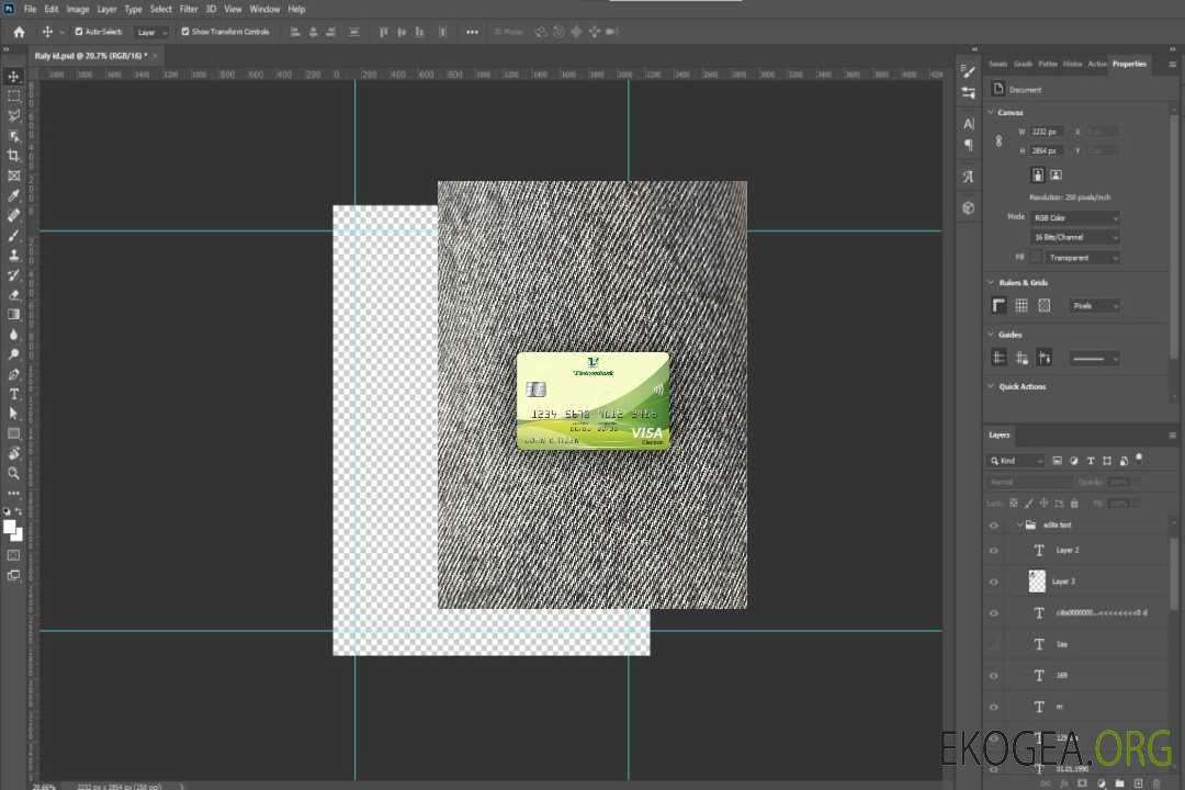 Vietnam Vietcombank visa carte électronique photolook avant template